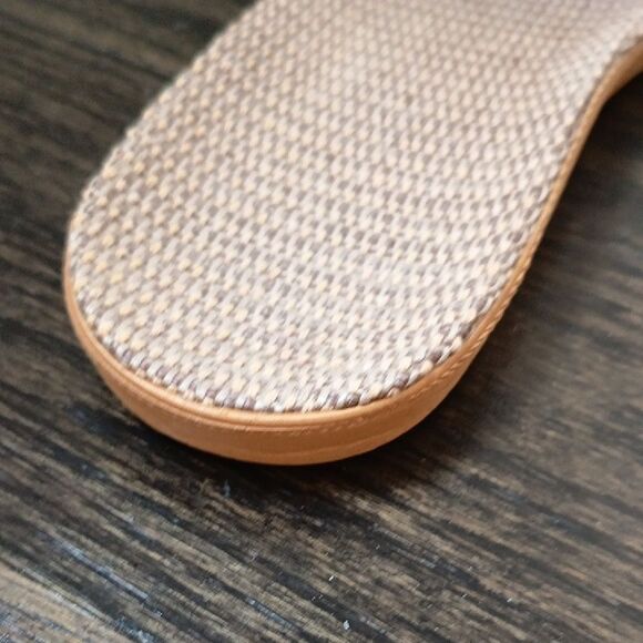 Pink and Tan Women's Slide Sandals - Picture 5 of 5